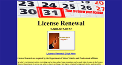 Desktop Screenshot of license-renewal.net